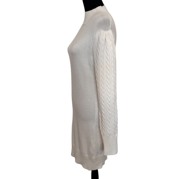NEW STEVE MADDEN Cream Viscose Break My Stride Sweater Dress Size XS - Picture 7 of 9